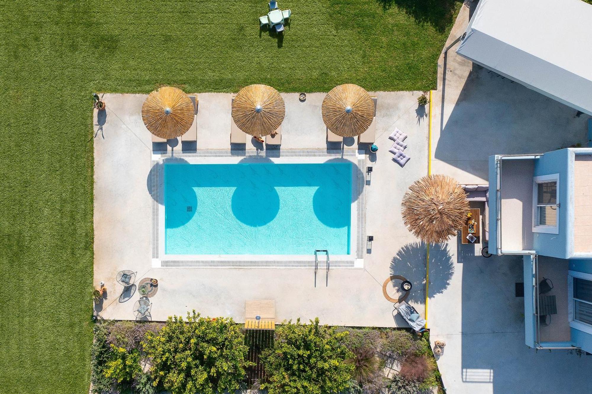 Ethria Pool Villa With Heated Jacuzzi アファンドウ エクステリア 写真