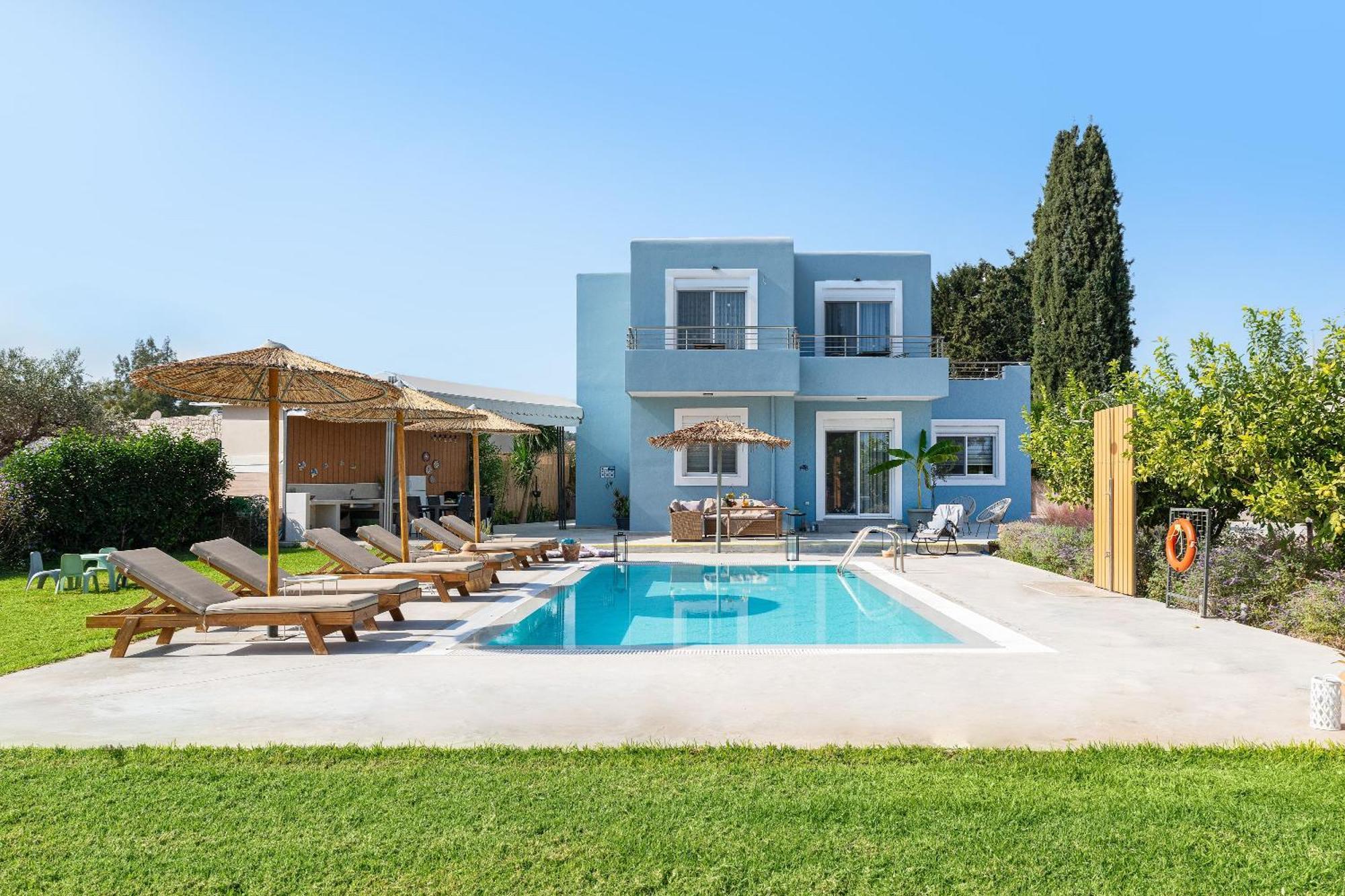 Ethria Pool Villa With Heated Jacuzzi アファンドウ エクステリア 写真