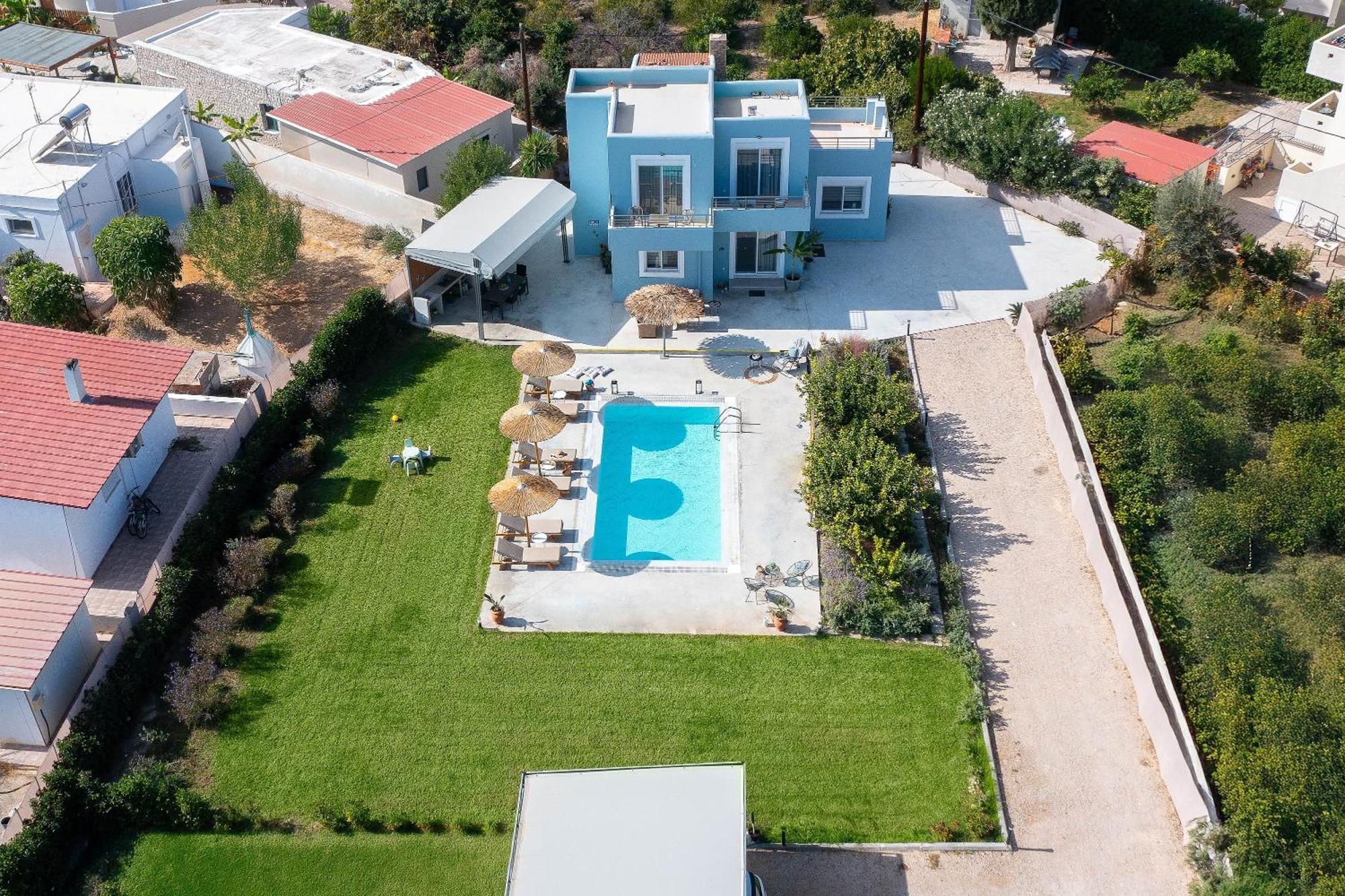 Ethria Pool Villa With Heated Jacuzzi アファンドウ エクステリア 写真